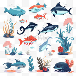 卡通世界海洋日Instagram帖子集
