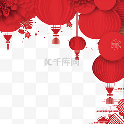 中国设计元素图片_平淡的春节背景