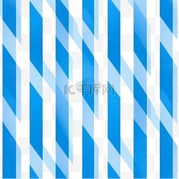 蓝白线条几何图片_蓝白相间的无缝图案。