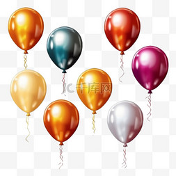 欢乐生日图片_现实派对气球集