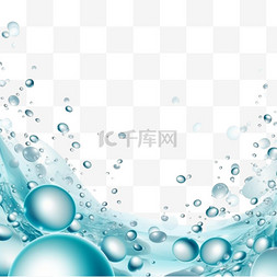水滴背景图片_带文本空间的水泡背景