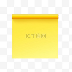 纸写字板图片_用胶带贴上黄色纸条