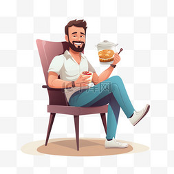 放在腿上图片_男人坐在椅子上，腿放在手表上，