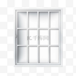 灰色墙壁图片_窗玻璃的透明阴影效果