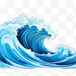 自然的水图片_不同波浪的组合