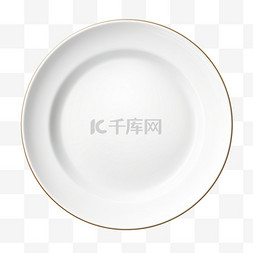 白色餐具素材图片_逼真的白色隔离板