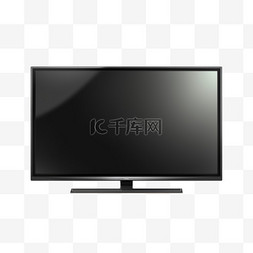 电视屏幕，用于高清电视的现代黑