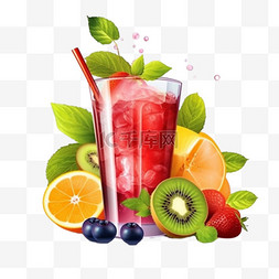 水果果汁广告图片_天然果汁广告