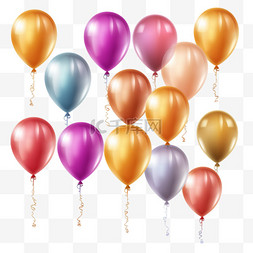 儿童节日生日庆祝图片_现实派对气球集