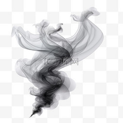 灰色黑图片_雾、灰色薄雾或香烟烟雾的三维逼