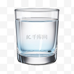 饮料杯图片_一杯孤立的水