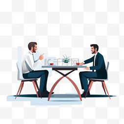 工作餐预定图片_两位同事之间的工作对话