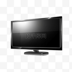 宽屏图片_电视屏幕，用于高清电视的现代黑