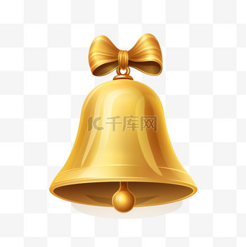 通知金钟图标卡通艺术插图