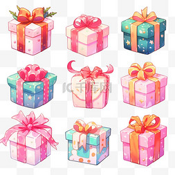 礼物盒喷礼物图片_教师节礼物礼盒卡通元素