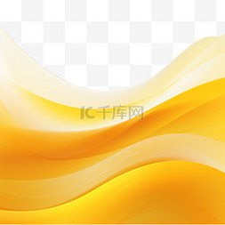 黄色抽象背景，曲线形状