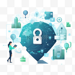 隐私保护技术图片_全球数据安全、个人数据安全、网