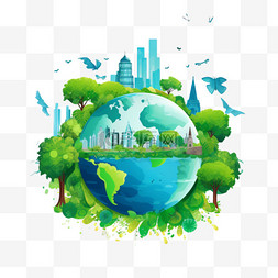 环境日图片_拯救地球的概念