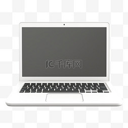 科技感电子屏图片_一种带白屏和键盘的笔记本电脑