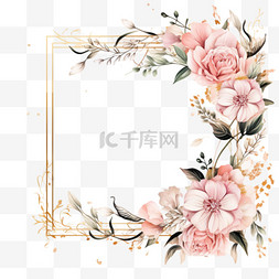 花卉框架模板图片图片_框架花卉边框模板
