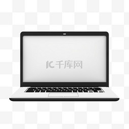 电子和实物图片_一种带白屏和键盘的笔记本电脑