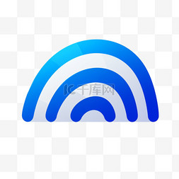 wi标志图片_蓝色 wi-fi 标志