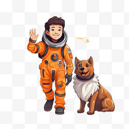 宇航员在太空图片_宇航员在太空中欢迎宠物