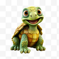 可爱Q版乌龟动物3D野生动物宠物