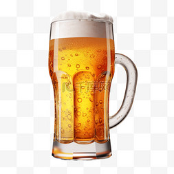来自墨西哥的啤酒图片_啤酒扎啤写实气泡装饰图案素材