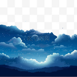 静谧夜空图片_夜空背景