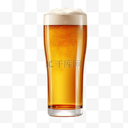 啤酒图案图片_啤酒扎啤高杯写实气泡装饰图案素