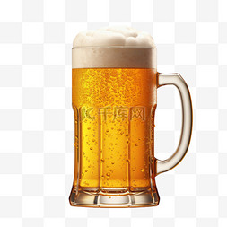 柏林啤酒图片_夏天真实啤酒扎啤写实气泡装饰图