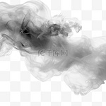 雾气或烟雾隔离透明特效白色矢量云雾或烟雾背景气像…