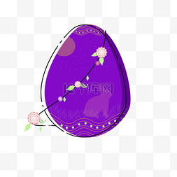 紫色mbe图片_复活节彩蛋愚人节道具