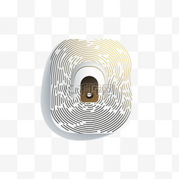 报名进行中图片_使用指纹锁和钥匙进行安全保护