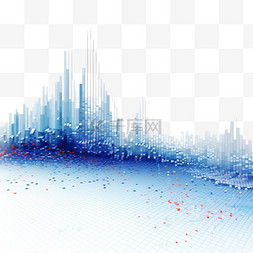 数据科技蓝色图片_大数据可视化技术背景