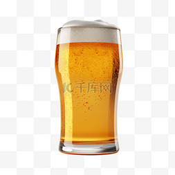 啤酒图案图片_啤酒夏天3d写实气泡装饰图案素材