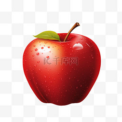 苹果汁汁图片_红苹果病媒健康甜果