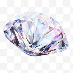 钻石装饰图案图片_钻石贵重宝石写实元素装饰图案