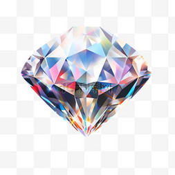 钻石装饰图案图片_钻石宝石写实元素装饰图案
