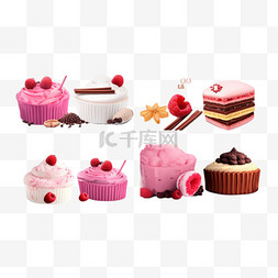 网页子网页设计图片_美味蛋糕社交媒体封面或网页横幅