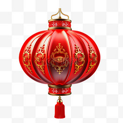 中国风红灯笼喜庆写实中国传统元