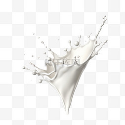 环保食品饮料图片_矢量牛奶飞溅和倾倒