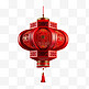 中国风红灯笼喜庆写实中国传统元素