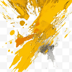 ps笔刷污渍油污图片_黑色背景上的抽象黄色垃圾