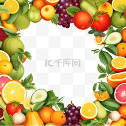 水果厨房背景图片_健康食品背景