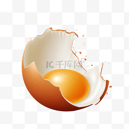 蛋碎卡通图片_蛋碎