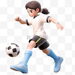 足球黑白图片_亚运会3D人物竞技比赛黑白球衣女