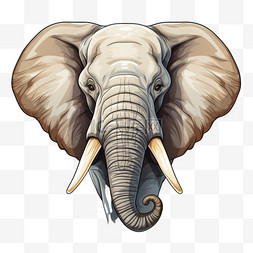 大象的图片_大象的头