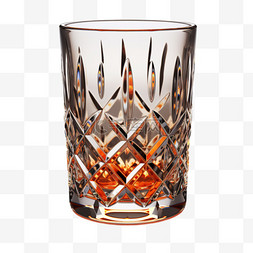 玻璃杯水晶杯写实元素装饰图案